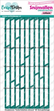 CarlijnDesign Snijmallen Onderteksten Schuin (CDSN-0296) CarlijnDesign Snijmallen Onderteksten Schuin (CDSN-0296)