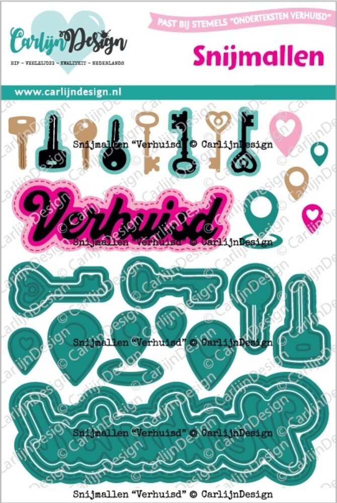 CarlijnDesign Snijmallen Verhuisd (CDSN-0298) CarlijnDesign Snijmallen Verhuisd (CDSN-0298)