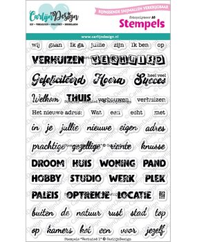 CarlijnDesign Stempels Verhuisd 1 (CDST-0137) CarlijnDesign Stempels Verhuisd 1 (CDST-0137)