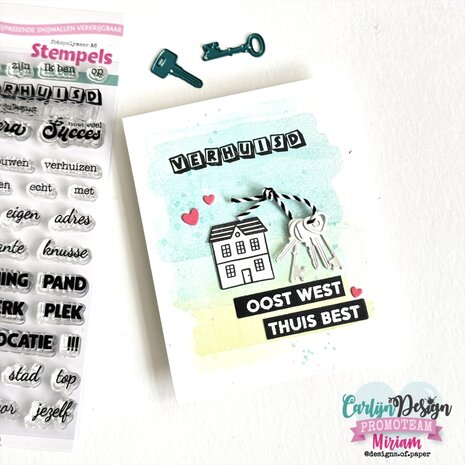 CarlijnDesign Clear Stamps Verhuisd 1 (CDST-0137) CarlijnDesign Clear Stamps Verhuisd 1 (CDST-0137)