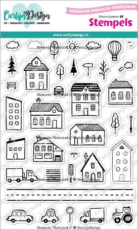 CarlijnDesign Clear Stamps Verhuisd 2 (CDST-0138) CarlijnDesign Clear Stamps Verhuisd 2 (CDST-0138)