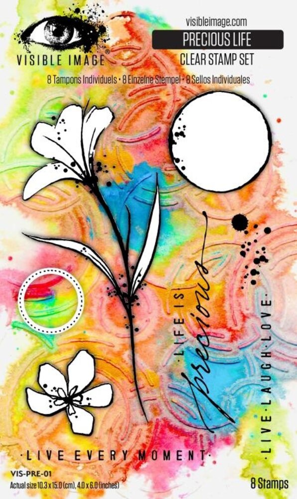 Visible Image Precious Life A6 Stamp Set (VIS-PRE-01)
