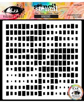 Visible Image Windows 6x6 Inch Stencil (VIS-WIN-02)