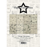 Paper Favourites Vintage Newspaper A5 Paper Pad (PFA172)