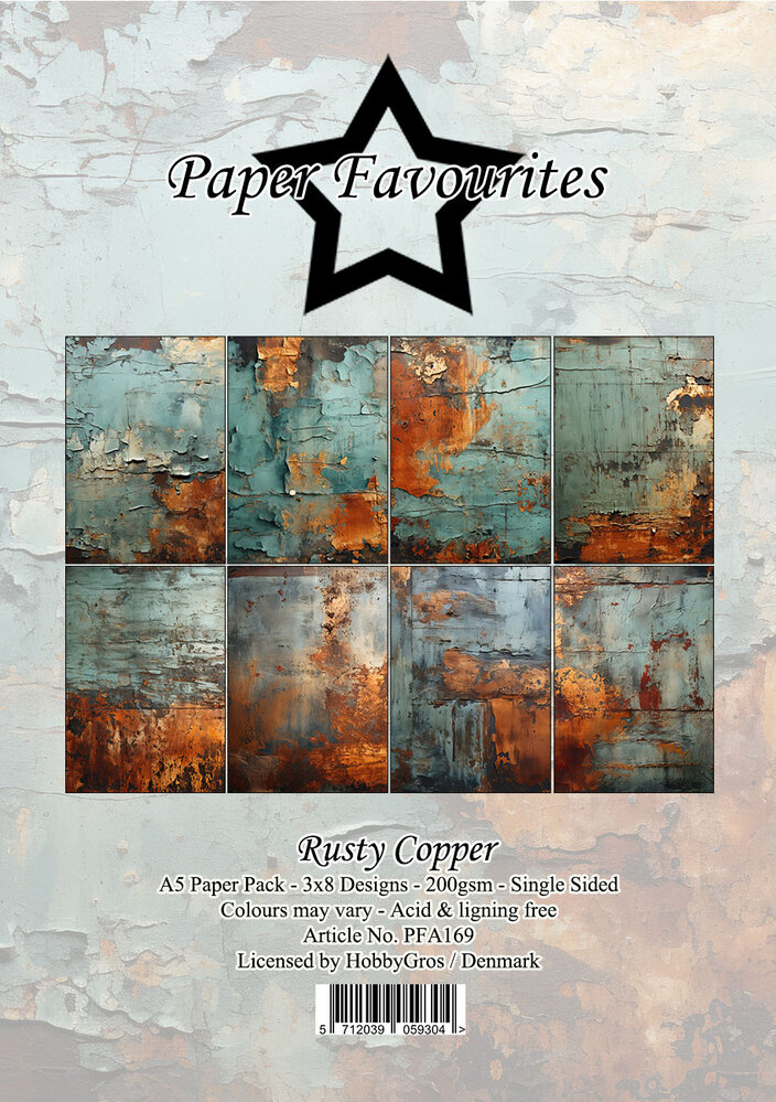 Paper Favourites Rusty Copper A5 Paper Pad (PFA169)