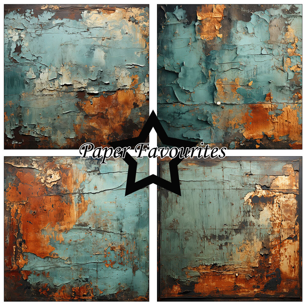 Paper Favourites Rusty Copper 12x12 Inch Paper Pad (PF728)