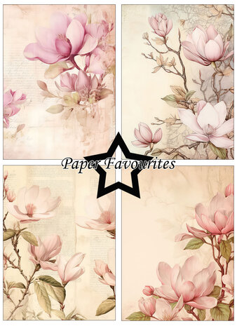 Paper Favourites Pink Magnolia A6 Paper Pad (PFA571)