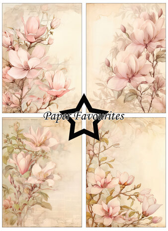 Paper Favourites Pink Magnolia A6 Paper Pad (PFA571)
