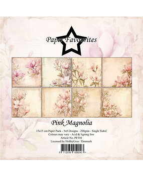 Paper Favourites Pink Magnolia 6x6 Inch Paper Pad (PF530)