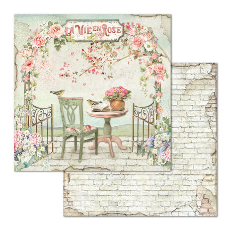 Stamperia House of Roses 12x12 Inch Paper Pack (SBBL66) Stamperia House of Roses 12x12 Inch Paper Pack (SBBL66)