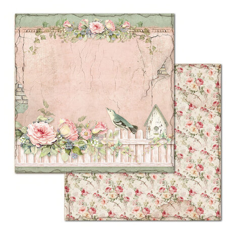 Stamperia House of Roses 12x12 Inch Paper Pack (SBBL66) Stamperia House of Roses 12x12 Inch Paper Pack (SBBL66)