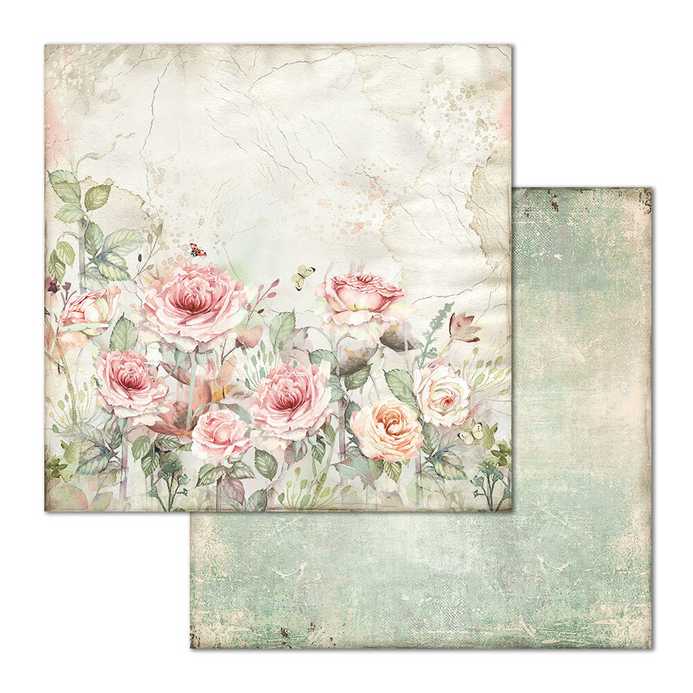 Stamperia House of Roses 12x12 Inch Paper Pack (SBBL66) Stamperia House of Roses 12x12 Inch Paper Pack (SBBL66)
