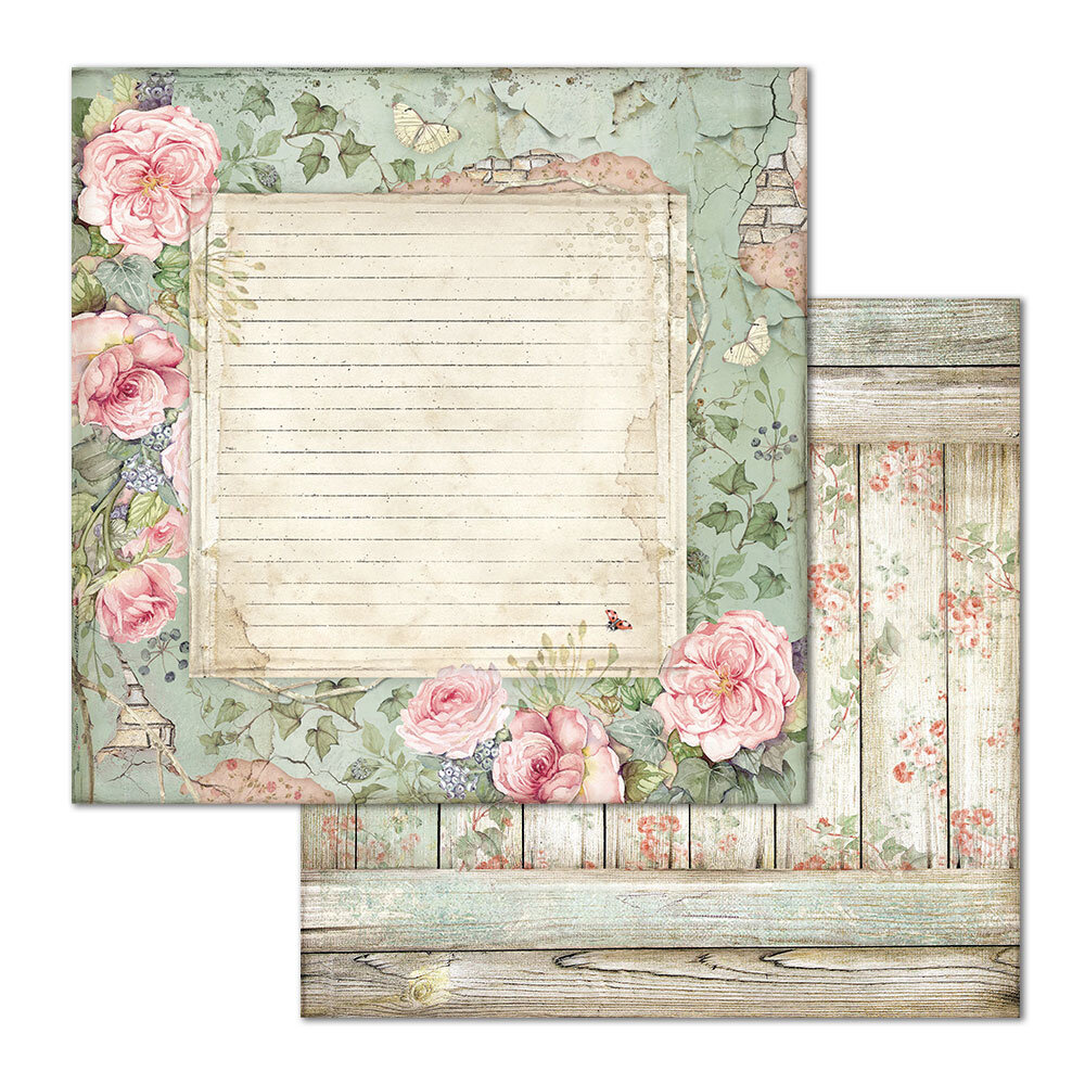 Stamperia House of Roses 12x12 Inch Paper Pack (SBBL66) Stamperia House of Roses 12x12 Inch Paper Pack (SBBL66)
