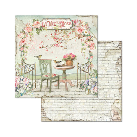 Stamperia House of Roses 8x8 Inch Paper Pack (SBBS08) Stamperia House of Roses 8x8 Inch Paper Pack (SBBS08)