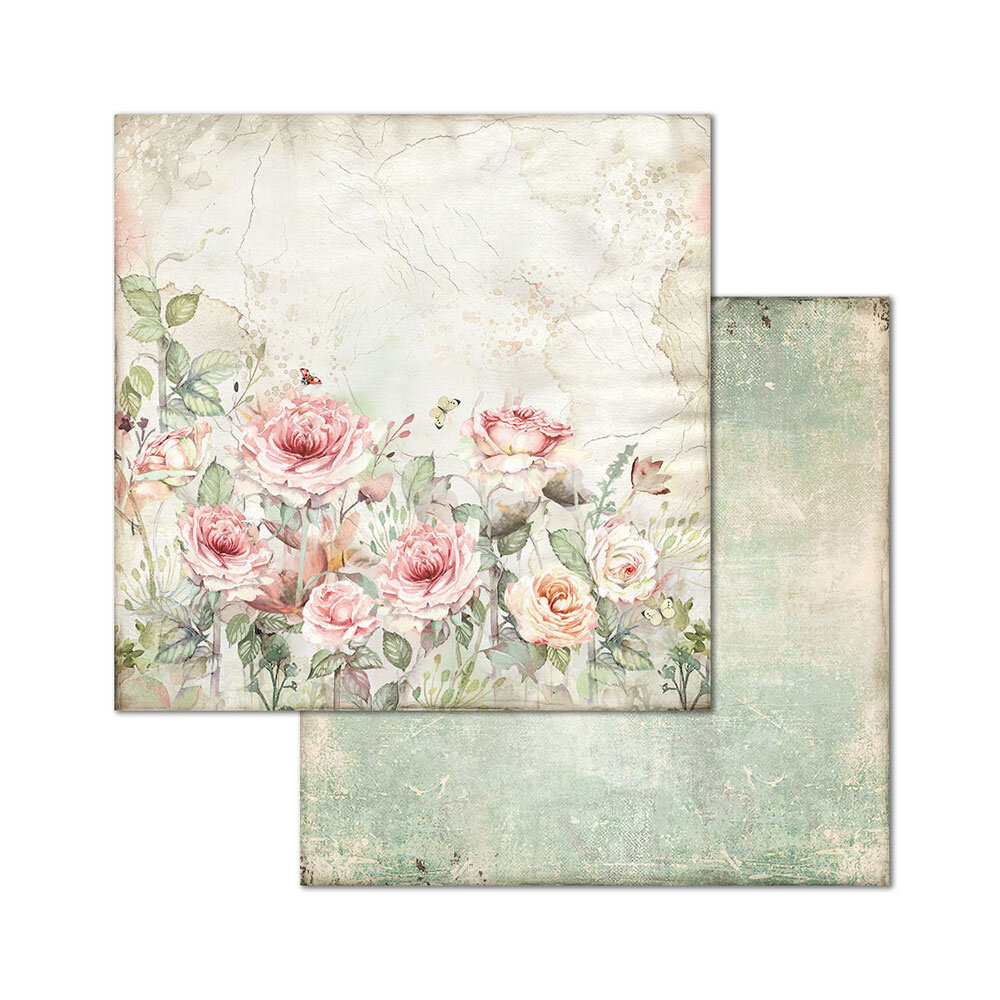 Stamperia House of Roses 8x8 Inch Paper Pack (SBBS08) Stamperia House of Roses 8x8 Inch Paper Pack (SBBS08)