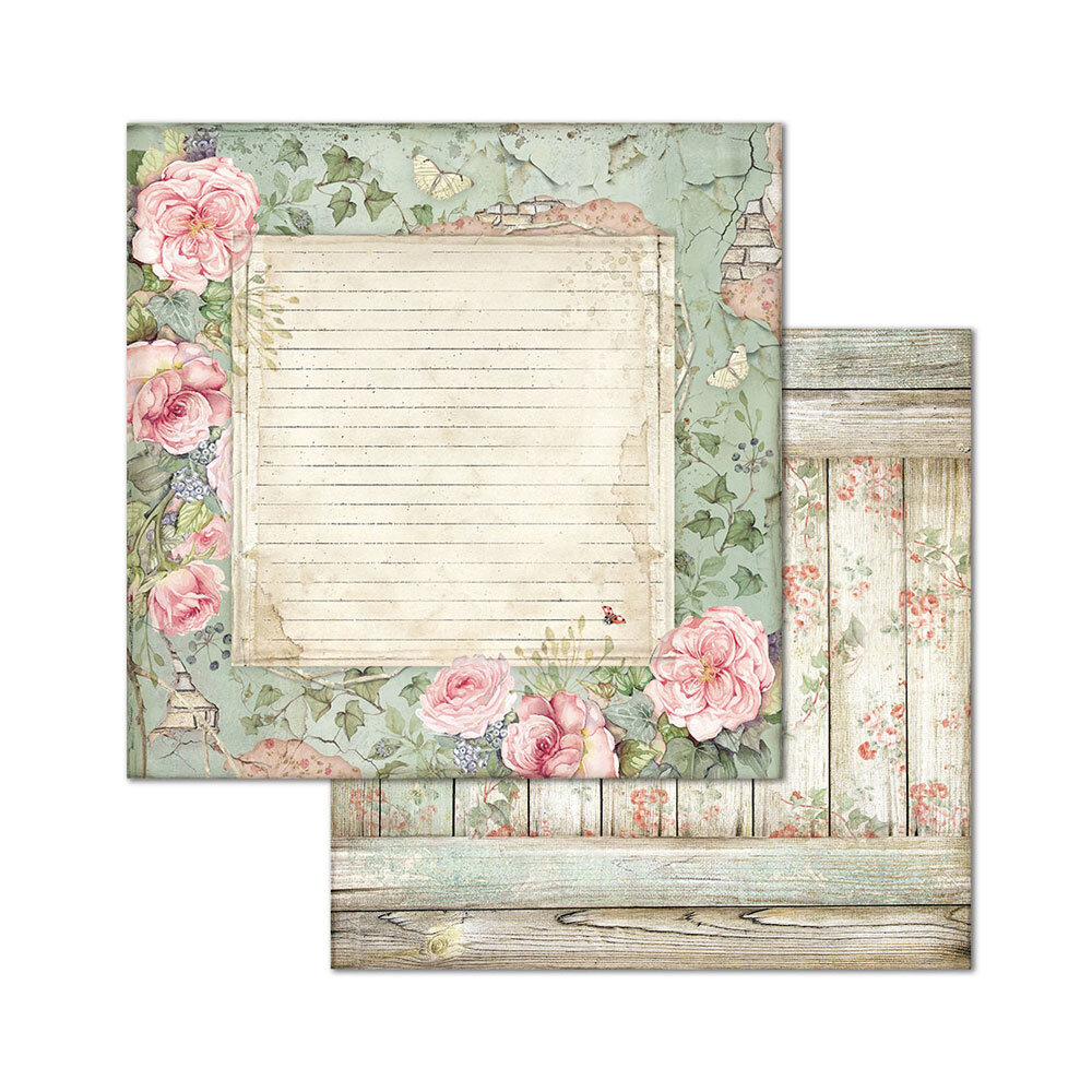 Stamperia House of Roses 8x8 Inch Paper Pack (SBBS08) Stamperia House of Roses 8x8 Inch Paper Pack (SBBS08)