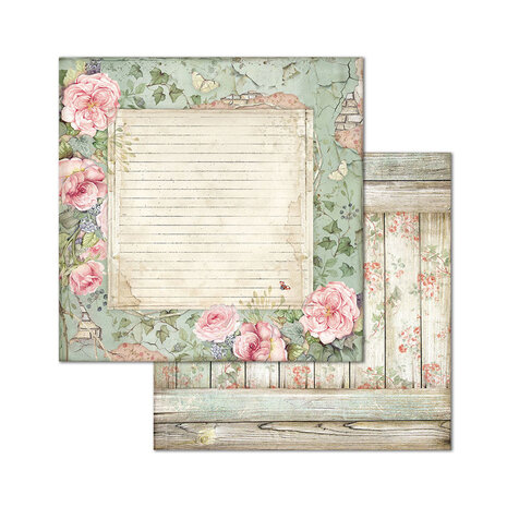 Stamperia House of Roses 8x8 Inch Paper Pack (SBBS08) Stamperia House of Roses 8x8 Inch Paper Pack (SBBS08)