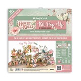 Stamperia Pop Up Kit 12x12 Inch House of Roses (SBPOP02)