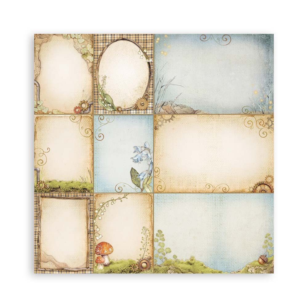 Stamperia Hidden Grove 8x8 Inch Paper Pack Maxi Backgrounds Selection (Single Face) (SBBSXB10) Stamperia Hidden Grove 8x8 Inch Paper Pack Maxi Backgrounds Selection (Single Face) (SBBSXB10)