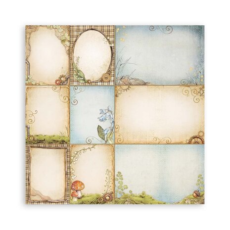 Stamperia Hidden Grove 8x8 Inch Paper Pack Maxi Backgrounds Selection (Single Face) (SBBSXB10) Stamperia Hidden Grove 8x8 Inch Paper Pack Maxi Backgrounds Selection (Single Face) (SBBSXB10)