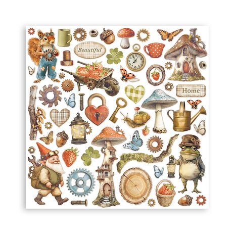 Stamperia Hidden Grove 12x12 Inch Paper Pack Maxi Backgrounds Selection (Single Face) (SBBXLB22) Stamperia Hidden Grove 12x12 Inch Paper Pack Maxi Backgrounds Selection (Single Face) (SBBXLB22)