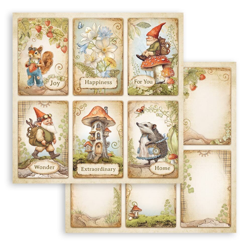 Stamperia Hidden Grove 12x12 Inch Paper Pack (SBBL168) Stamperia Hidden Grove 12x12 Inch Paper Pack (SBBL168)