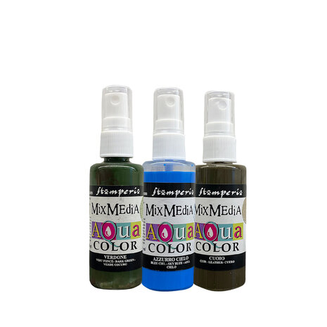Stamperia Hidden Grove Aquacolor Paint Kit (3pcs) (KAQXHG) Stamperia Hidden Grove Aquacolor Paint Kit (3pcs) (KAQXHG)