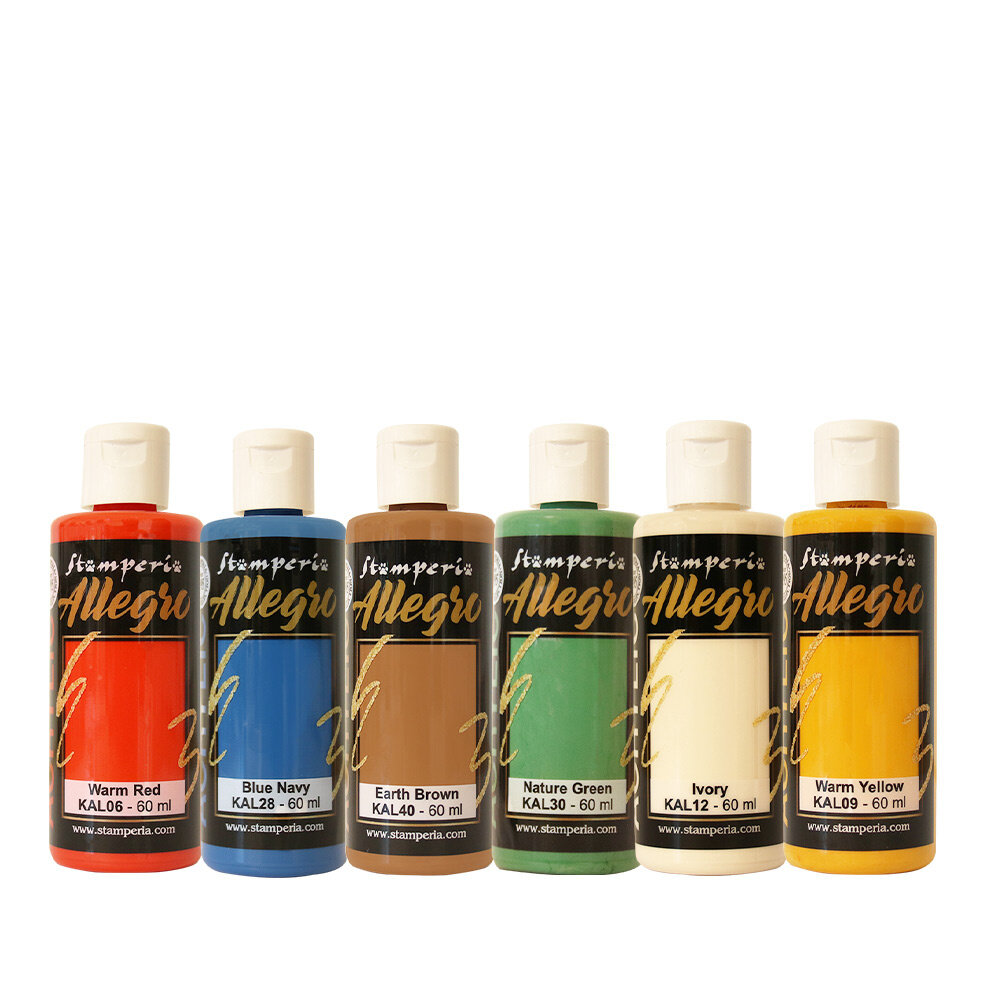 Stamperia Hidden Grove Allegro Paint Kit (6pcs) (KALKIT59)