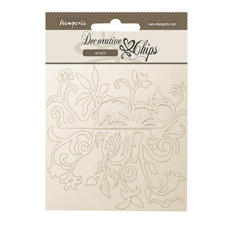 Stamperia Hidden Grove Decorative Chips Pattern (SCB260) (DISCONTINUED)