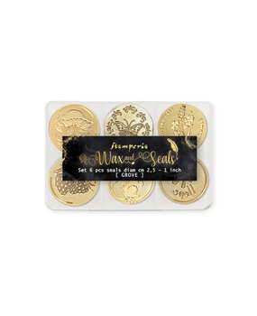 Stamperia Hidden Grove Wax And Seals (6 seals) (WAXSL04)
