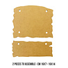 Stamperia Hidden Grove MDF Crafty Shapes Blanks Plates (2pcs) (KLSM41) Stamperia Hidden Grove MDF Crafty Shapes Blanks Plates (2pcs) (KLSM41)