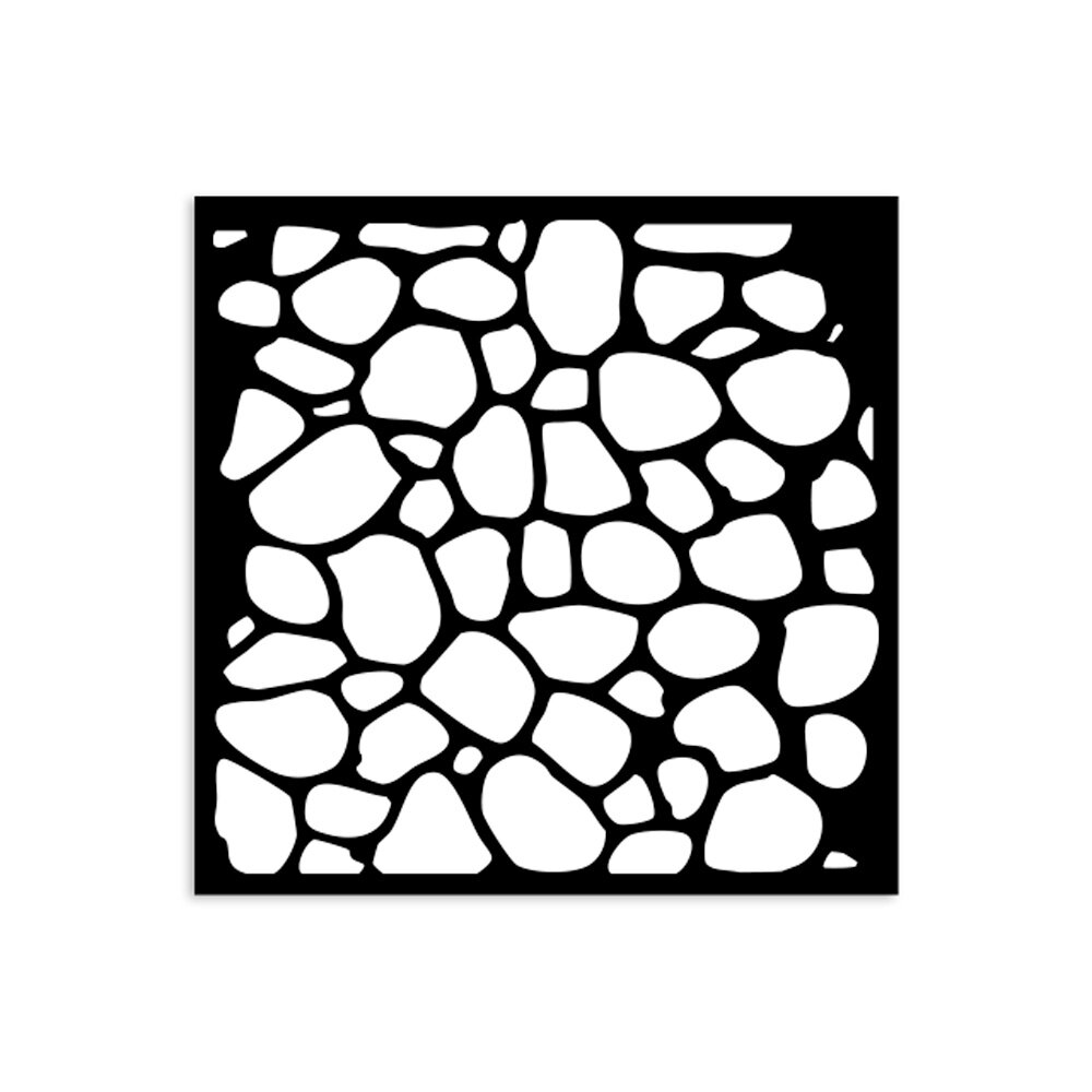Stamperia Hidden Grove Thick Stencil 12x12cm Stone Pattern (KSTDS30) Stamperia Hidden Grove Thick Stencil 12x12cm Stone Pattern (KSTDS30)