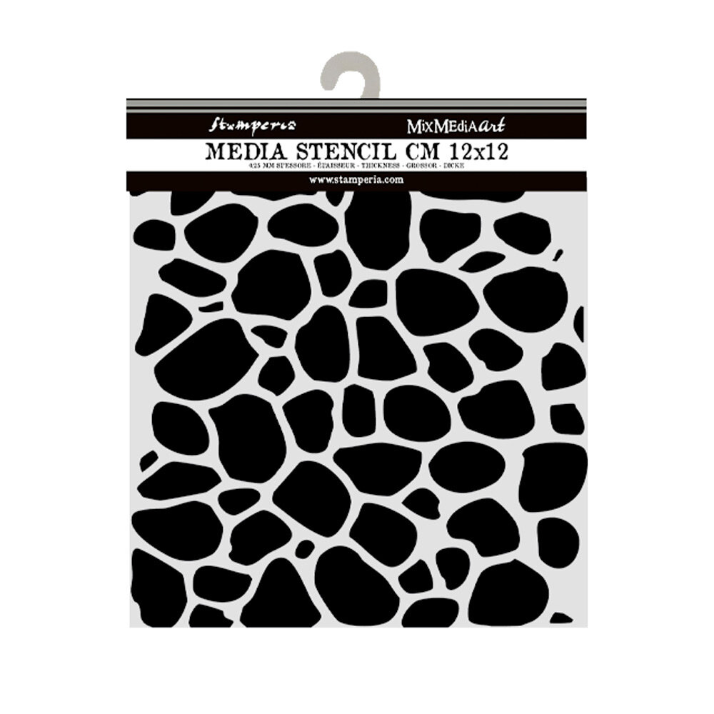Stamperia Hidden Grove Thick Stencil 12x12cm Stone Pattern (KSTDS30) Stamperia Hidden Grove Thick Stencil 12x12cm Stone Pattern (KSTDS30)