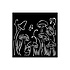 Hidden Grove Thick Stencil 12x12cm Mushrooms (KSTDS31) (DISCONTINUED)