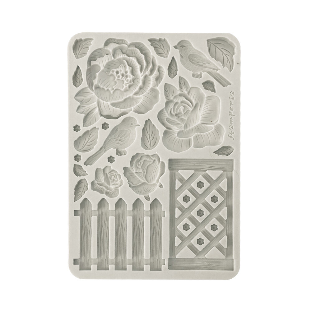 Stamperia House of Roses A5 Silicon Mold Fence (KACMA559)