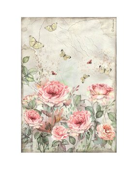 Stamperia House of Roses A4 Rice Paper Roses and Butterfly (6pcs) (DFSA41019) Stamperia House of Roses A4 Rice Paper Roses and Butterfly (6pcs) (DFSA41019)