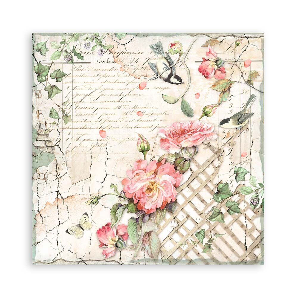 Stamperia House of Roses 12x12 Inch Paper Pack Maxi Backgrounds Selection (Single face) (SBBXLB23) Stamperia House of Roses 12x12 Inch Paper Pack Maxi Backgrounds Selection (Single face) (SBBXLB23)