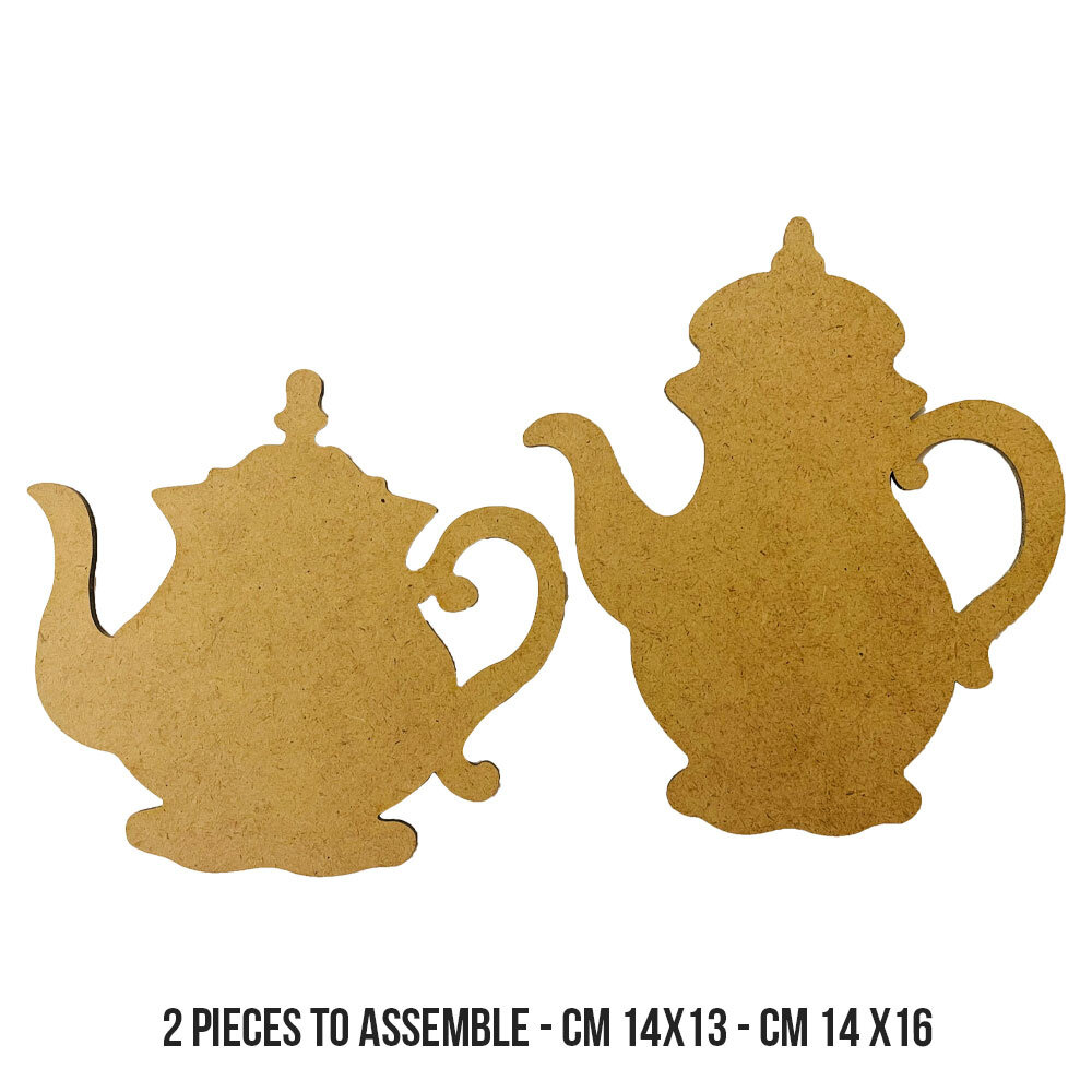 Stamperia House of Roses MDF Crafty Shapes Blanks Tea Pot (2pcs) (KLSM42) (DISCONTINUED) Stamperia House of Roses MDF Crafty Shapes Blanks Tea Pot (2pcs) (KLSM42) (DISCONTINUED)