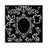 House of Roses Thick Stencil 18x18cm Border with Frame (KSTDQ121) House of Roses Thick Stencil 18x18cm Border with Frame (KSTDQ121)