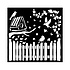 House of Roses Thick Stencil 18x18cm Fence and Birds (KSTDQ122) House of Roses Thick Stencil 18x18cm Fence and Birds (KSTDQ122)
