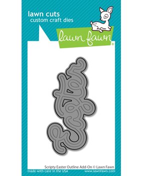 Lawn Fawn Scripty Easter Outline Add-On Lawn Cuts Custom Craft Dies (LF3690)