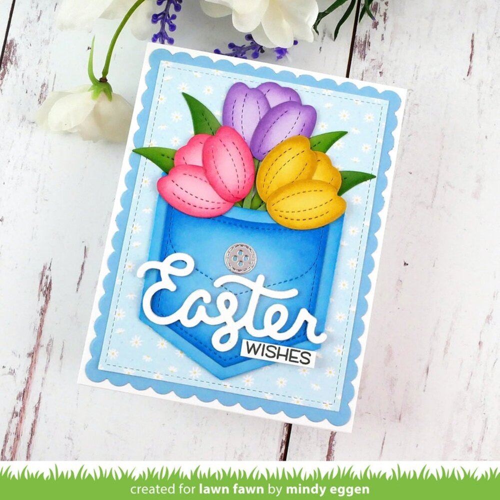 Lawn Fawn Scripty Easter Lawn Cuts Custom Craft Dies (LF3689)