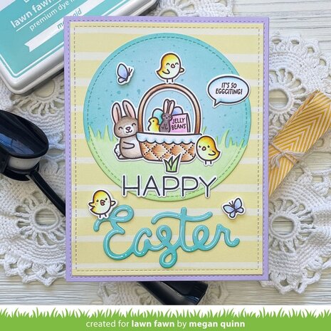 Lawn Fawn Scripty Easter Lawn Cuts Custom Craft Dies (LF3689)