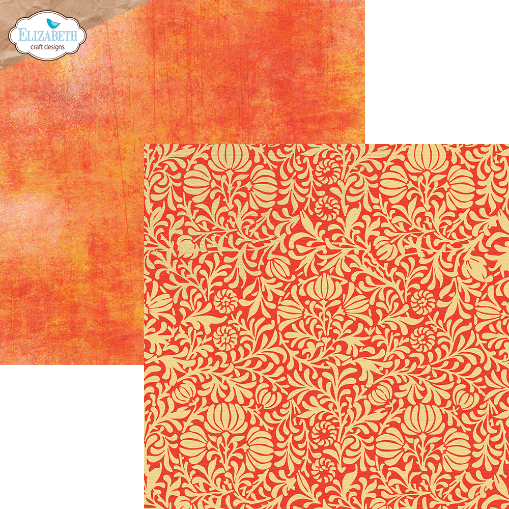 Elizabeth Craft Designs Sunny Days 12x12 Inch Patterned Cardstock Paper Colorful Collective (C030)