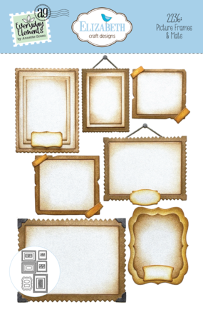 Elizabeth Craft Designs Sunny Days Die Picture Frames & Mats (2236)