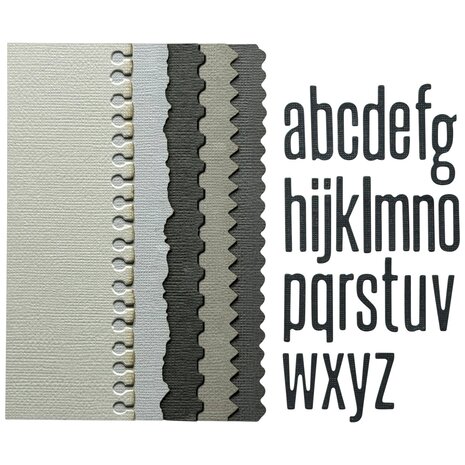 Sizzix Thinlits Die by Tim Holtz Vault Edges (31pcs) (666873) Sizzix Thinlits Die by Tim Holtz Vault Edges (31pcs) (666873)