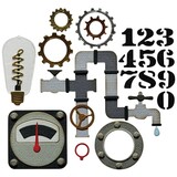 Sizzix Thinlits Die by Tim Holtz Vault Industrial (37pcs) (666874) Sizzix Thinlits Die by Tim Holtz Vault Industrial (37pcs) (666874)