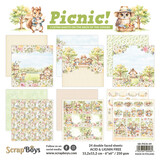 ScrapBoys Picnic! 6x6 Inch Paper Pad (SB-PICN-09)