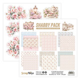 ScrapBoys Shabby Pack 8x8 Inch Paper Pad (SB-SHPA-10)