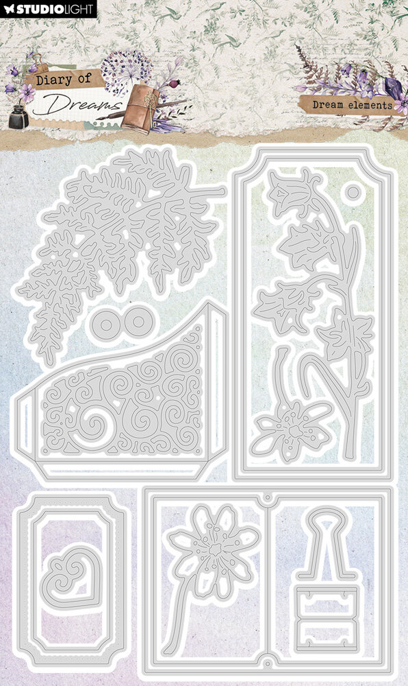 Studio Light Diary of Dreams Cutting Die Dream Elements (SL-DD-CD978) (DISCONTINUED)